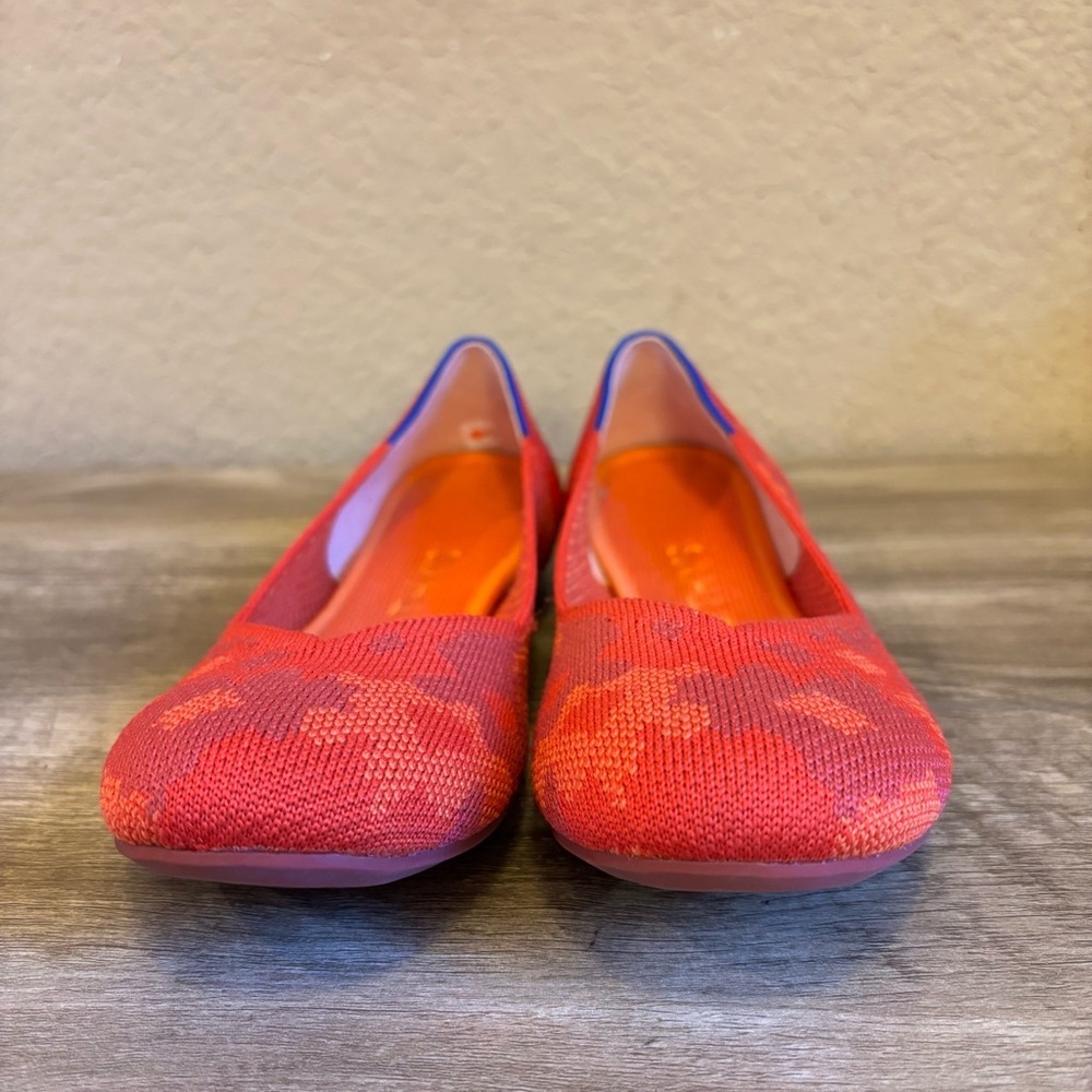 Rothy's The Flat Red Botanicamo Retired Size 6 - Picture 4 of 11